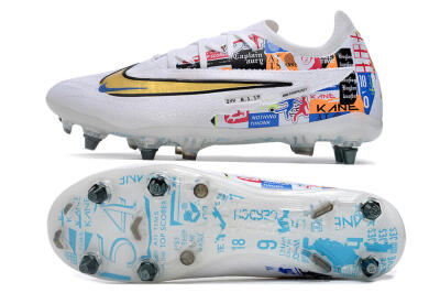 Nike Phantom GX Elite SG Low-Tops Football Boots - White/Rainbow