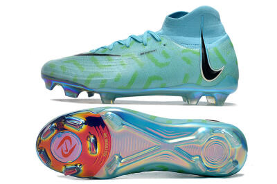 Nike Phantom Luna Elite NU FG High-Tops Football Boots - Blue/Green/Black/Gold