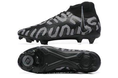 Nike Phantom Luna Elite FG High-Tops Football Boots - Black/Grey