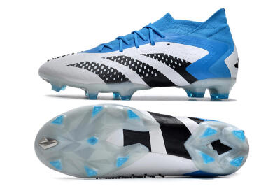 Adidas Predator Accuracy.1 FG High-Tops Football Boots - Blue/Black/White