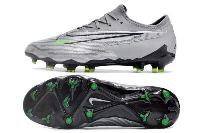 Nike Phantom GX Academy FG Low-Tops Football Boots - Silver/Grey/Black
