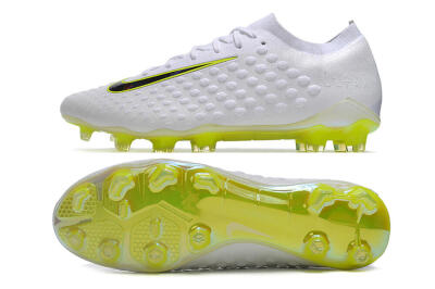 Nike Phantom Ultra Venom FG Low-Tops Football Boots - White/Yellow/Black/Gold