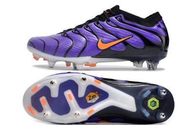 Nike Air Zoom Mercurial Vapor 15 Elite SG Low-Tops Football Boots - Purple/Black/Orange