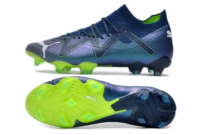 Puma Future Ultimate FG Low-Tops Football Boots - Blue/Black/Yellow