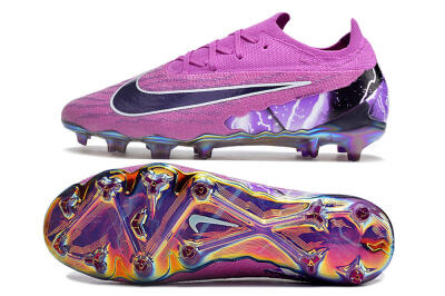 Nike Phantom GX Elite FG Low-Tops Football Boots - Purple/Black/White/Gold