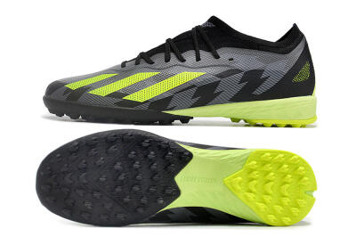 Adidas X Speedportal.1 TF Low-Tops Football Shoes - Black/Grey/Yellow