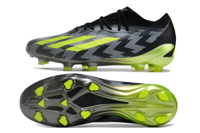 Adidas X Crazyfast.1 FG Low-Tops Football Boots - Black/White/Yellow