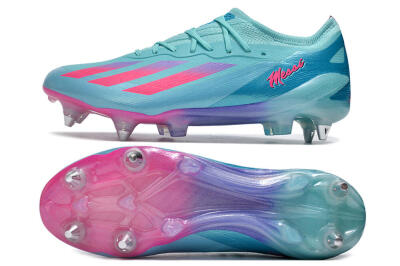 Adidas X Crazyfast.1 SG Low-Tops Football Boots - Jade/Pink/Purple