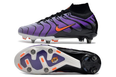 Nike Air Zoom Mercurial Superfly 9 Elite SG High-Tops Football Boots - Purple/Black/Orange