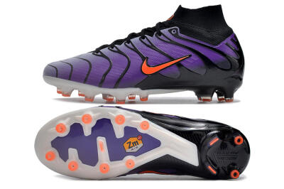 Nike Air Zoom Mercurial Superfly 9 Elite AG High-Tops Football Boots - Purple/Black/Orange