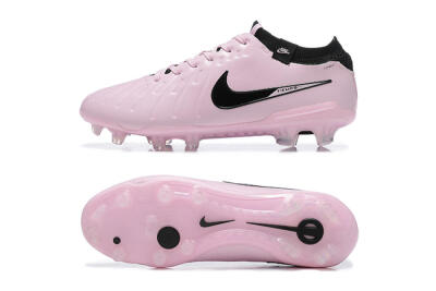 Nike Tiempo Legend 10 Elite FG Low-Tops Football Boots - Pink/Black