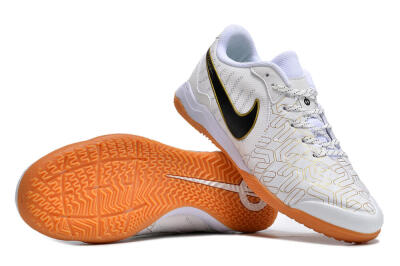 Nike Tiempo Legend 10 Pro IC Low-Tops Football Shoes - White/Gold/Black