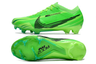 Nike Air Zoom Mercurial Vapor 15 Elite FG Low-Tops Football Boots - Green/Yellow/Black