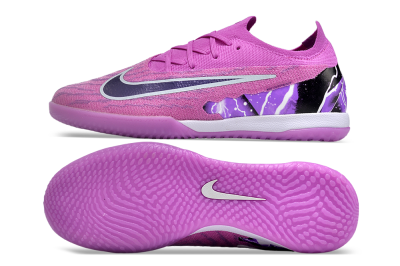 Nike Phantom GX Elite IC Low-Tops Football Shoes - Purple/Black/White