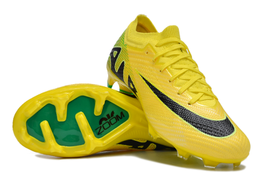 Nike Air Zoom Mercurial Vapor 15 Elite FG Low-Tops Football Boots - Yellow/Black/Green