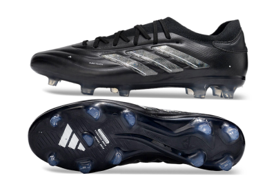 Adidas Copa Pure 2+ FG Low-Tops Football Boots - Black/Silver/White