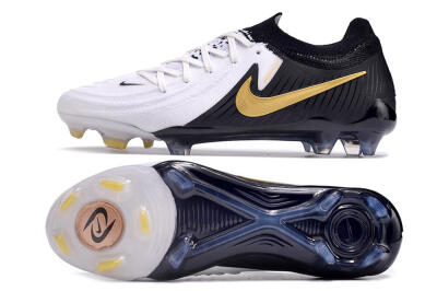 Nike Phantom Luna Elite Low FG Low-Tops Football Boots - White/Black/Gold
