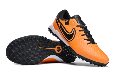 Nike Tiempo Legend 10 Pro TF Low-Tops Football Shoes - Orange/Black/White