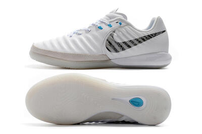 Nike TiempoX Finale IC Low-Tops Football Shoes - White/Grey/Black