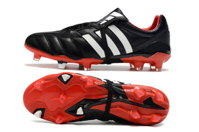 Adidas Predator Mania FG Low-Tops Football Boots - Black/White/Red