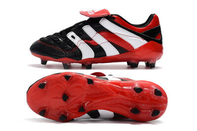 Adidas Predator Accelerator Electricity FG Low-Tops Football Boots - Black/Red/White