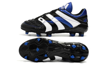 Adidas Predator Accelerator Electricity FG Low-Tops Football Boots - Black/Blue/White