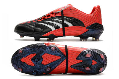 Adidas Predator Absolute 20 FG Low-Tops Football Boots - Black/Red/White