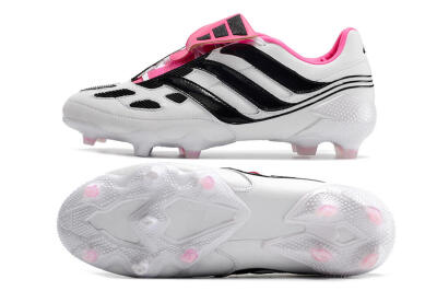 Adidas Predator Precision Archive Pack FG Low-Tops Football Boots - White/Black/Pink