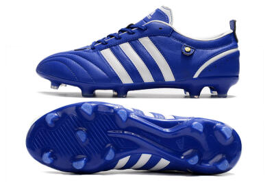Adidas Adipure FG Low-Tops Football Boots - Blue/White