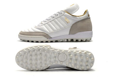 Adidas Copa Mundial Team Modern Craft TF Low-Tops Football Shoes - White/Gold/Grey
