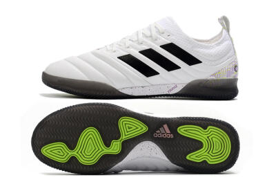 Adidas Copa Tango 20.1 IC Low-Tops Football Shoes - White/Black/Purple