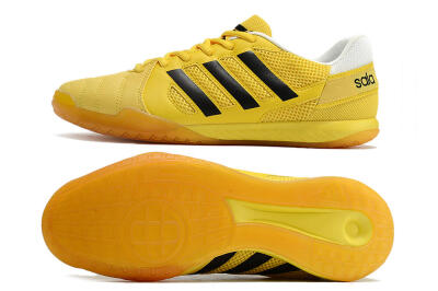 Adidas Top Sala IC Low-Tops Football Shoes - Yellow/Black/White