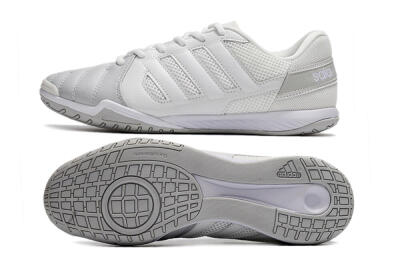 Adidas Top Sala IC Low-Tops Football Shoes - White/Grey