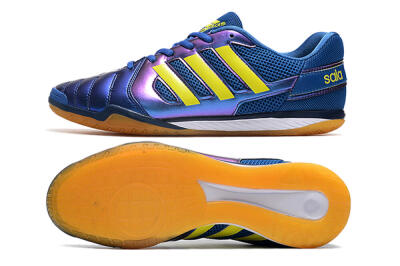 Adidas Top Sala IC Low-Tops Football Shoes - Blue/Yellow/White