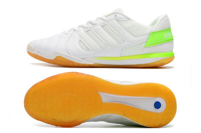 Adidas Top Sala IC Low-Tops Football Shoes - White/Yellow