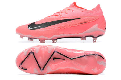 Nike Phantom GX Elite FG Low-Tops Football Boots - Pink/Black/White