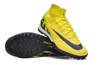 Nike Air Zoom Mercurial Superfly 9 Elite TF High-Tops Football Shoes - Yellow/Black/White