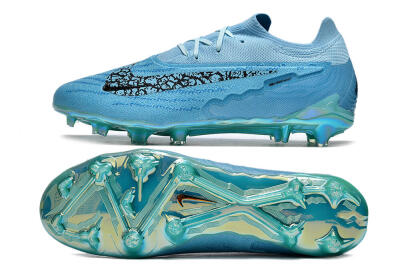 Nike Phantom GX Elite FG Low-Tops Football Boots - Blue/Black/Gold