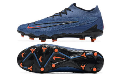 Nike Phantom GX Elite FG Low-Tops Football Boots - Blue/Orange/Black