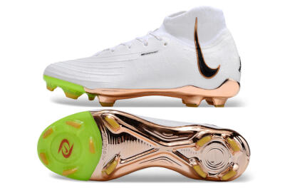 Nike Phantom Luna Elite NU FG High-Tops Football Boots - White/Black/Gold