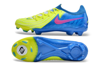 Nike Phantom Luna Elite FG Low-Tops Football Boots - Yellow/Blue/Pink