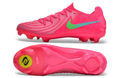 Nike Phantom Luna Elite FG Low-Tops Football Boots - Pink/Yellow/Jade