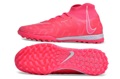 Nike Phantom Luna Elite NU TF High-Tops Football Shoes - Pink/White