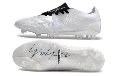 Adidas Predator Elite Foldover Tongue FG Low-Tops Football Boots - White/Black