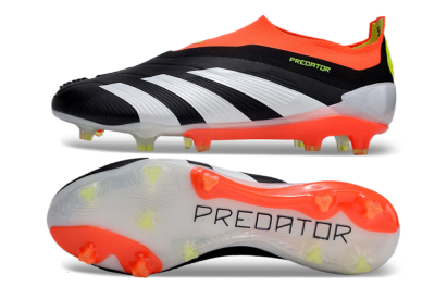 Adidas Predator Accuracy+ FG Low-Tops Football Boots - Black/White/Red