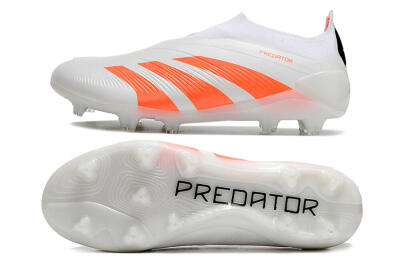 Adidas Predator Accuracy+ FG Low-Tops Football Boots - Beige/White/Red