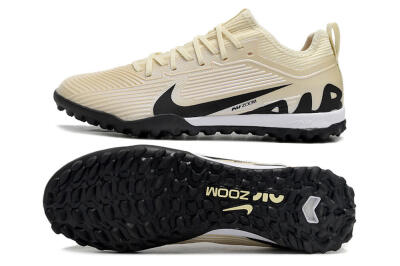 Nike Air Zoom Mercurial Vapor 15 Elite TF Low-Tops Football Shoes - Beige/Black/White