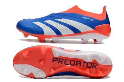 Adidas Predator Accuracy+ FG Low-Tops Football Boots - Blue/White/Red