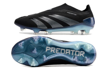 Adidas Predator 24 Elite LL FG Low-Tops Football Boots - Black/Silver/Jade