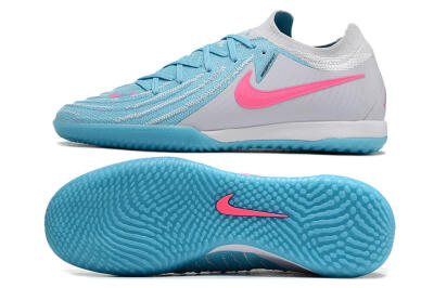 Nike Phantom GX 2 Elite IC Low-Tops Football Shoes - Blue/White/Pink